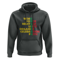 Kwanzaa Hoodie Work Power Heritage Unity Organize Celebration Faith African Heritage