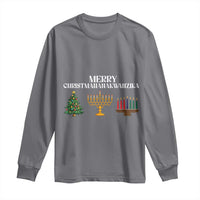 Merry Christmahanakwanzika Long Sleeve Shirt Christmas Hanukkah Kwanzaa