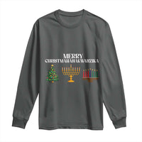 Merry Christmahanakwanzika Long Sleeve Shirt Christmas Hanukkah Kwanzaa