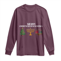 Merry Christmahanakwanzika Long Sleeve Shirt Christmas Hanukkah Kwanzaa