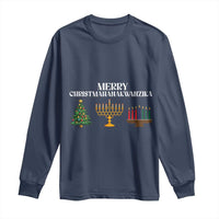 Merry Christmahanakwanzika Long Sleeve Shirt Christmas Hanukkah Kwanzaa