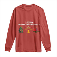 Merry Christmahanakwanzika Long Sleeve Shirt Christmas Hanukkah Kwanzaa