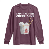 Happy Jewish Christmas Long Sleeve Shirt Chinese Noodle Asian Take Out