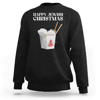 Happy Jewish Christmas Sweatshirt Chinese Noodle Asian Take Out - Wonder Print Shop