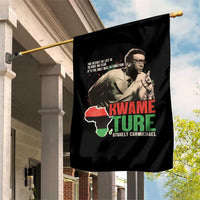 Stokely Carmichael Quote Garden Flag The Secret Of Life Is To Have No Fear It's The Only Way To Function