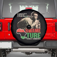 Stokely Carmichael Quote Spare Tire Cover The Secret Of Life Is To Have No Fear It's The Only Way To Function