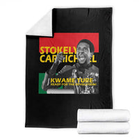 Stokely Carmichael Quote Throw Blanket Ready For The Revolution Black History Month