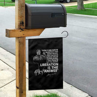 Stokely Carmichael Quote Garden Flag You Can Have Injustice And Have Peace And Be Enslaved Black History Month