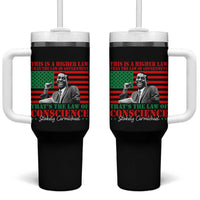 Stokely Carmichael Tumbler With Handle That's The Law Of Conscience American Flag