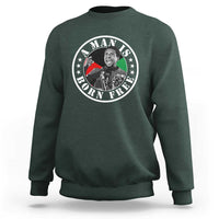 Stokely Carmichael Sweatshirt A Man Is Born Free Kwame Ture Civil Rights Leader