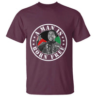 Stokely Carmichael T Shirt A Man Is Born Free Kwame Ture Civil Rights Leader