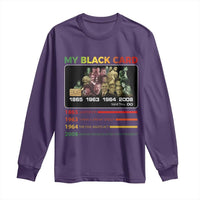 Black History Long Sleeve Shirt My Black Card Greatest African American Leaders
