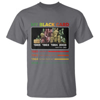Black History T Shirt My Black Card Greatest African American Leaders
