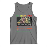 Black History Tank Top My Black Card Greatest African American Leaders
