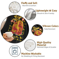 Vietnamese Lunar New Year 2026 Throw Blanket Chuc Mung Nam Moi Tet Holiday Horse Zodiac