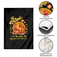 Vietnamese Lunar New Year 2026 Garden Flag Chuc Mung Nam Moi Tet Holiday Horse Zodiac