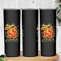 Vietnamese Lunar New Year 2026 Skinny Tumbler Chuc Mung Nam Moi Tet Holiday Horse Zodiac