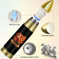 Year of The Fire Horse Bullet Tumbler Funny Chinese Zodiac Lunar New Year 2026