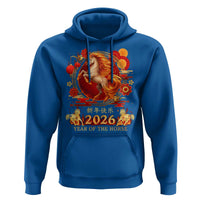 Year of The Fire Horse Hoodie Funny Chinese Zodiac Lunar New Year 2026 - Wonder Print Shop