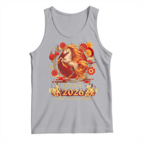 Year of The Fire Horse Tank Top Funny Chinese Zodiac Lunar New Year 2026 - Wonder Print Shop
