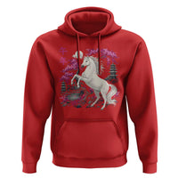 Japanese New Year 2026 Hoodie Year Of The Horse Sakura Cherry Blossom Shrine - Wonder Print Shop