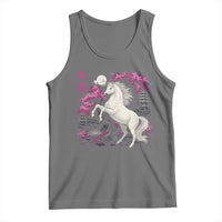Japanese New Year 2026 Tank Top Year Of The Horse Sakura Cherry Blossom Shrine - Wonder Print Shop