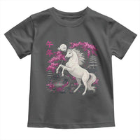 Japanese New Year 2026 Toddler T Shirt Year Of The Horse Sakura Cherry Blossom Shrine - Wonder Print Shop