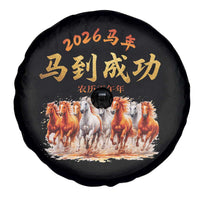 Gallop Of The 8 Horses Spare Tire Cover Chinese New Year 2026 Year of The Horse