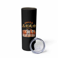 Gallop Of The 8 Horses Skinny Tumbler Chinese New Year 2026 Year of The Horse