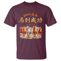 Gallop Of The 8 Horses T Shirt Chinese New Year 2026 Year of The Horse