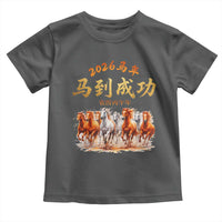 Gallop Of The 8 Horses Toddler T Shirt Chinese New Year 2026 Year of The Horse