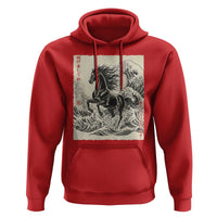 Japanese New Year 2026 Hoodie Year Of The Horse Tsunami Ukiyo e Art - Wonder Print Shop