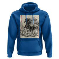 Japanese New Year 2026 Hoodie Year Of The Horse Tsunami Ukiyo e Art - Wonder Print Shop
