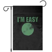 Funny I'm Easy Snowboard Ski Garden Flag Green Circle Retro Mountain Sign - Wonder Print Shop