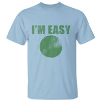 Funny I'm Easy Snowboard Ski T Shirt Green Circle Retro Mountain Sign - Wonder Print Shop