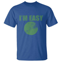 Funny I'm Easy Snowboard Ski T Shirt Green Circle Retro Mountain Sign - Wonder Print Shop