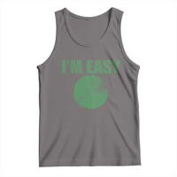 Funny I'm Easy Snowboard Ski Tank Top Green Circle Retro Mountain Sign - Wonder Print Shop