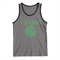 Funny I'm Easy Snowboard Ski Tank Top Green Circle Retro Mountain Sign - Wonder Print Shop