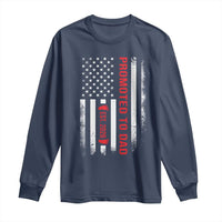 Promoted To Dad Est 2026 Long Sleeve Shirt New Dad 2026 Baby Announcement - Wonder Print Shop