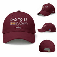 Funny Dad To Be 2026 Loading Baseball Cap New Dad Beer Lover