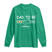Funny Dad To Be 2026 Loading Long Sleeve Shirt New Dad Beer Lover - Wonder Print Shop