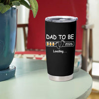 Funny Dad To Be 2026 Loading Tumbler Cup New Dad Beer Lover - Wonder Print Shop