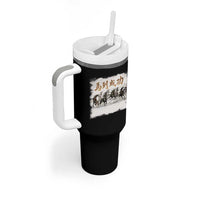 Year of The Horse 2026 Tumbler With Handle Gallop Of The 8 Horses Lunar New Year