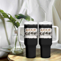 Year of The Horse 2026 Tumbler With Handle Gallop Of The 8 Horses Lunar New Year