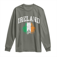 Irish Pride Long Sleeve Shirt Ireland Shamrock Flag St Patricks Day
