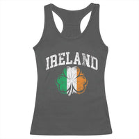 Irish Pride Racerback Tank Top Ireland Shamrock Flag St Patricks Day