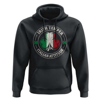 Funny Irish Temper Italian Attitude Hoodie Irish Italian Pride Vintage Shamrock