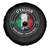 Irish Italian Pride Spare Tire Cover O'Talian Irish Heart Italian Soul St Patricks Day