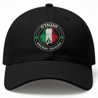 Irish Italian Pride Baseball Cap O'Talian Irish Heart Italian Soul St Patricks Day