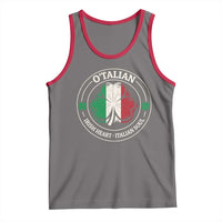 Irish Italian Pride Tank Top O'Talian Irish Heart Italian Soul St Patricks Day